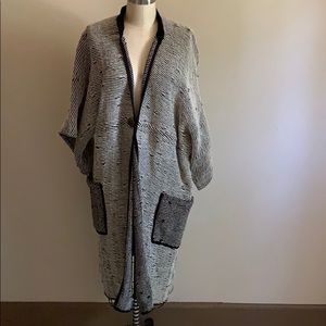 Handwoven sweatercoat